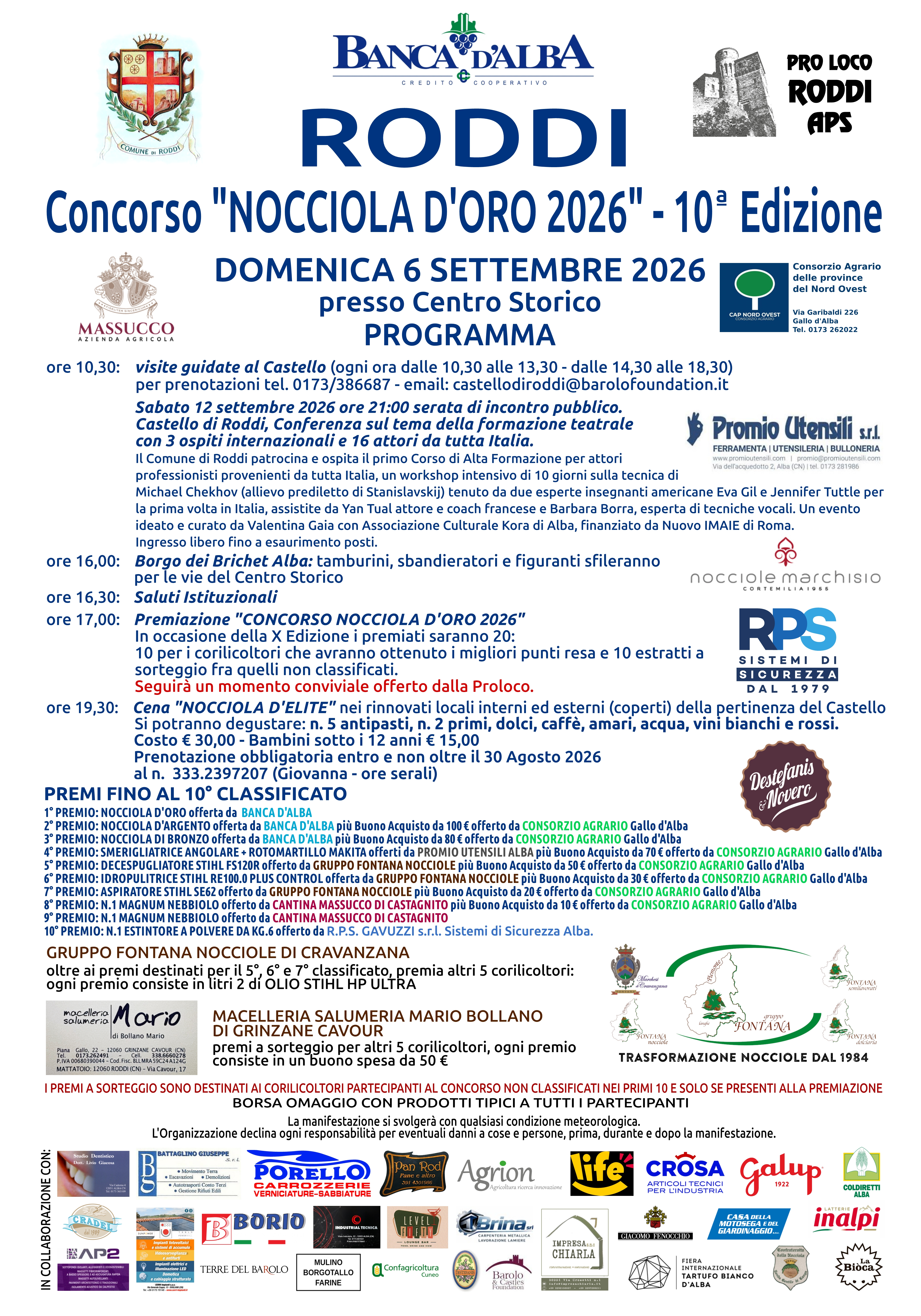 Concorso Nocciola d'oro 2026